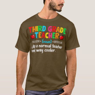 Camiseta Definição Engraçada de Professores do 3º Grau da E