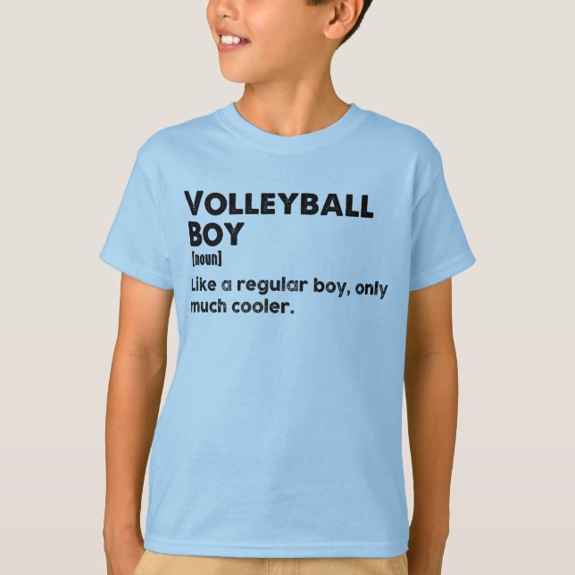 Camiseta Definição Engraçada De Voleibol (Frente)
