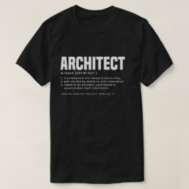 Camiseta Definição engraçada do ARQUITETO
