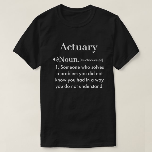 Camiseta Definição engraçada real (Frente do Design)