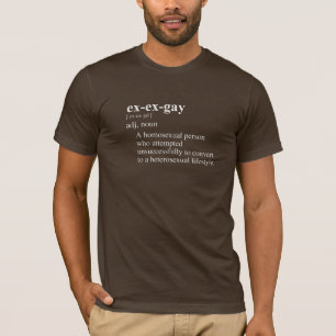 CAMISETA DEFINIÇÃO EX-EX-GAY