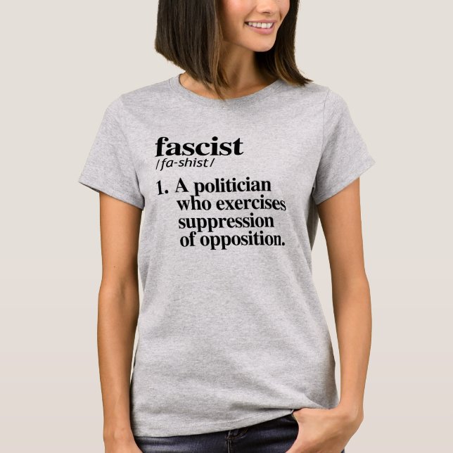 CAMISETA DEFINIÇÃO FASCISTA (Frente)