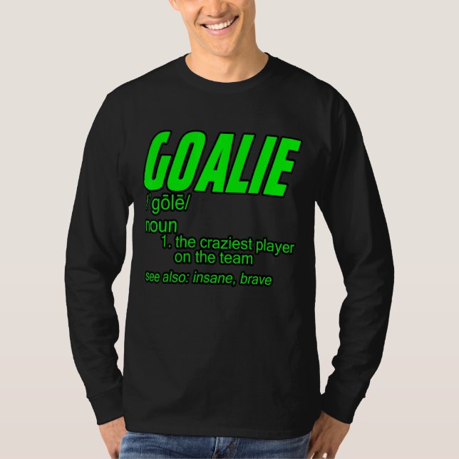 Camiseta Definição Goalie Gear Goalkeeper (Frente)