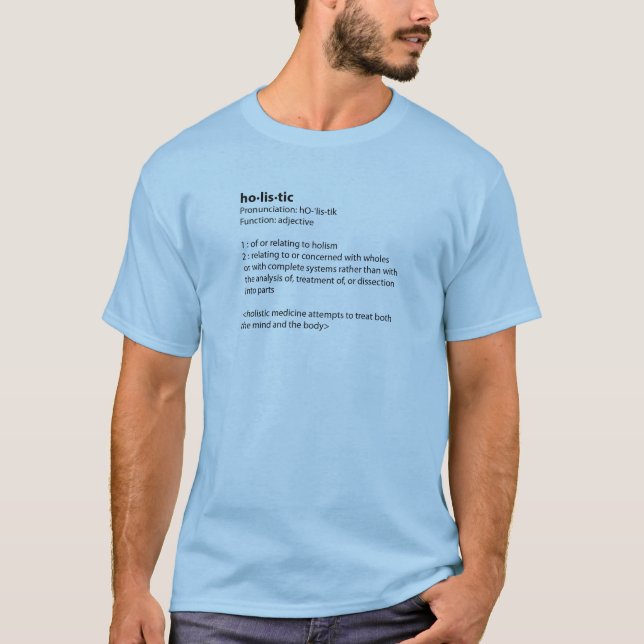 Camiseta Definição holística (Frente)
