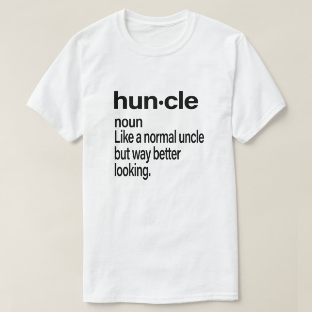 Camiseta definição legal do Tio Dift Hunkle (Frente do Design)