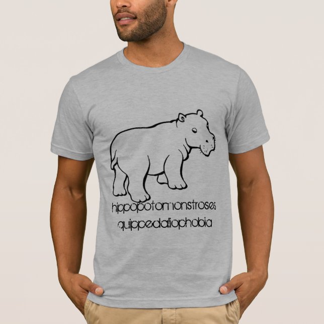 Camiseta DEFINIÇÃO: Medo de palavras longas (Frente)