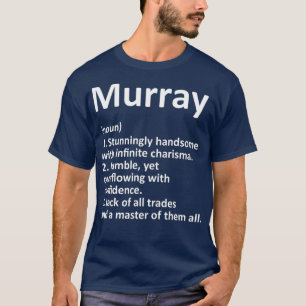 Camiseta Definição MURRAY Nome personalizado Dom. engraçado