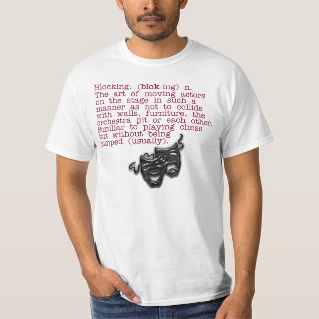 Camiseta Definição:  Obstruindo o t-shirt (Frente)