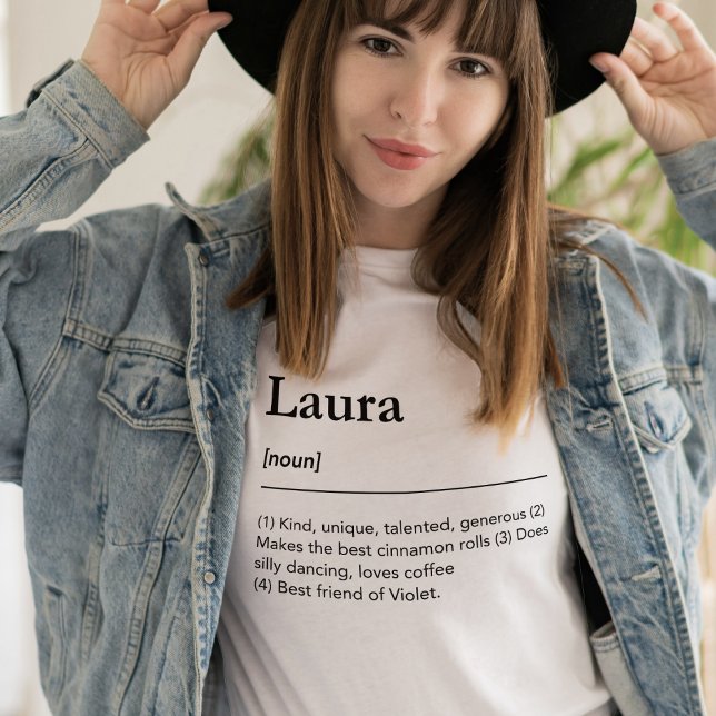 Camiseta Definição personalizada do nome do nome personaliz (Criador carregado)