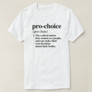 Camiseta Definição Pro-Choice