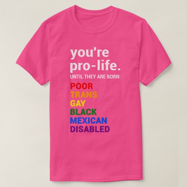 Camiseta Definição Pro Life (Frente do Design)