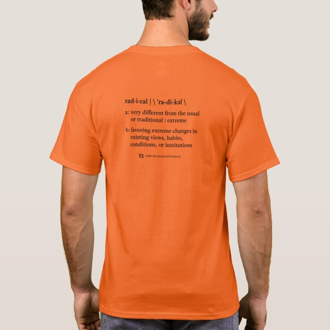 Camiseta Definição Radical (M/F) (Verso)
