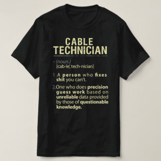 Camiseta Definição Real Americana do Técnico de Cabo