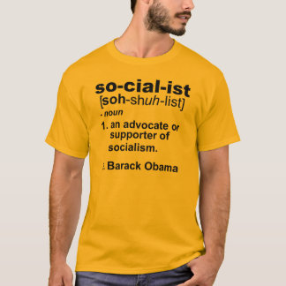 Camiseta definição socialista