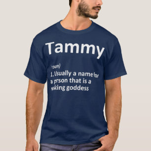 Camiseta Definição TAMMY Nome Personalizado Nome Funny Gi