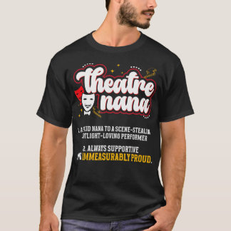 Camiseta Definição Teatro Nana Teatro Atriz Nana