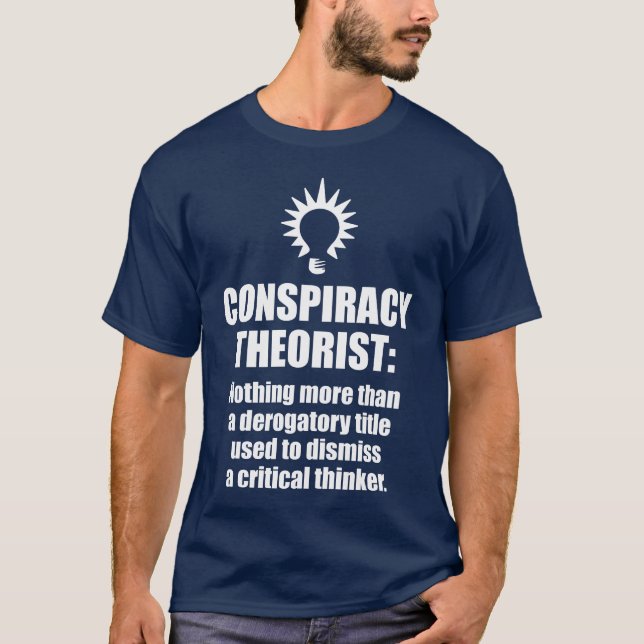 Camiseta Definição Teórica de Conspiração (Frente)