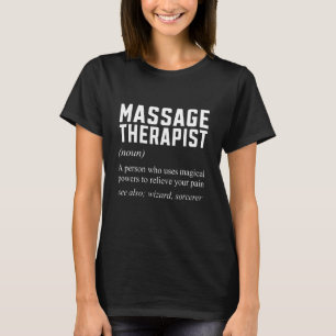 Camiseta Definição Terapêutica de Massagem Terapista