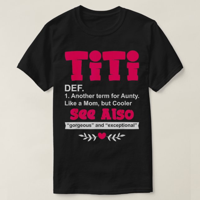 Camiseta Definição Titi (Frente do Design)