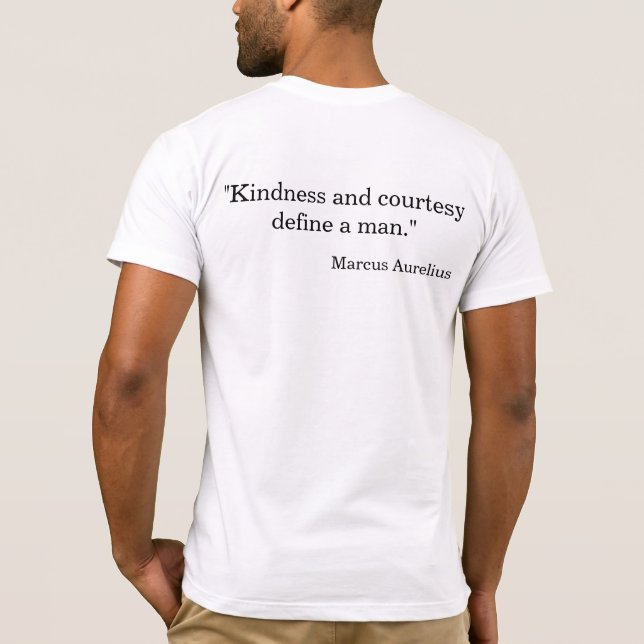 Camiseta Definindo um Homem (Verso)