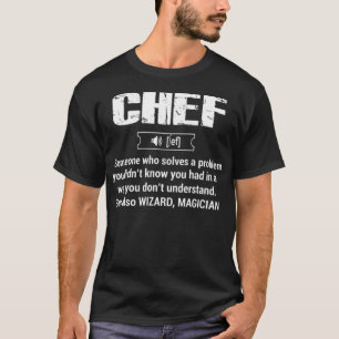 Camiseta Definir aaa do ecavador de construção do Chef T