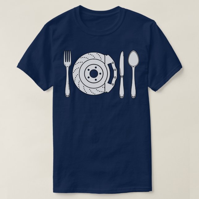 Camiseta Definir disco de freio para ventiladores do sinton (Frente do Design)