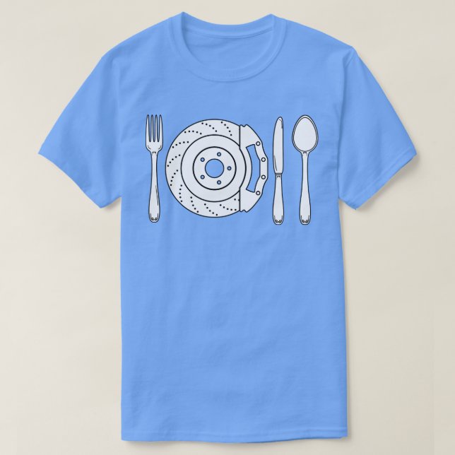 Camiseta Definir disco de freio para ventiladores do sinton (Frente do Design)