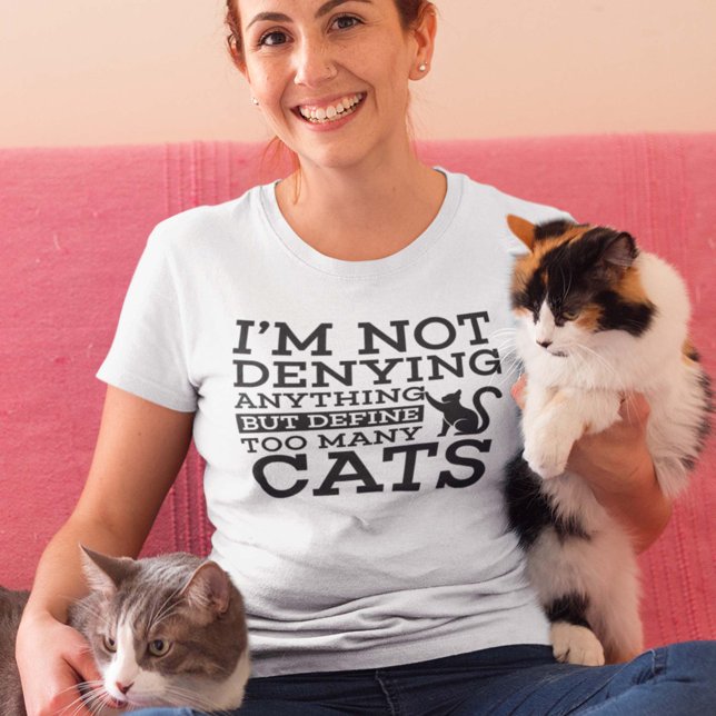 Camiseta Definir Muitos Gatos (Criador carregado)