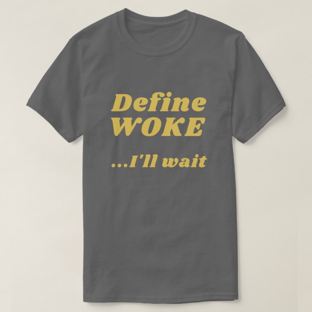 Camiseta Definir T-Shirt Acordado (Frente do Design)