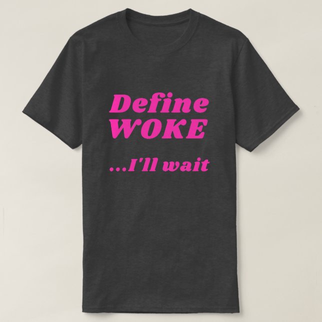 Camiseta Definir T-Shirt Acordado (Frente do Design)