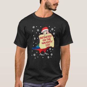 Camiseta Definitivamente na Lista Maldita Papagaio Eu Alame