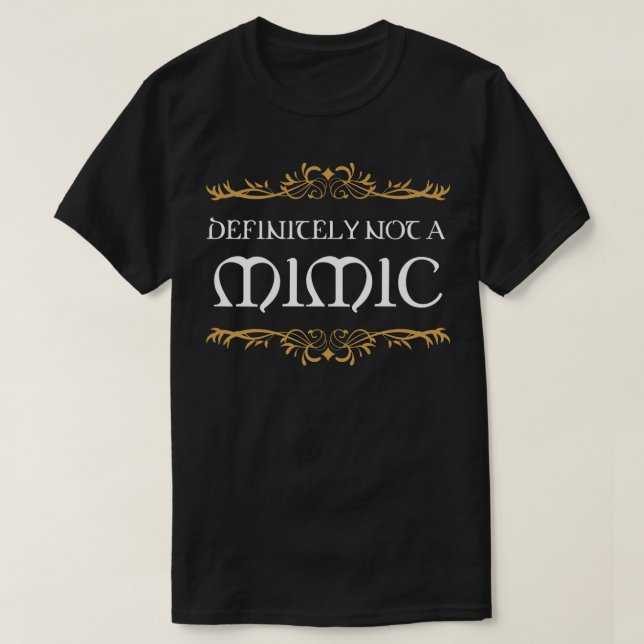 Camiseta Definitivamente não é um viciado em Tabletop RPG M (Frente do Design)