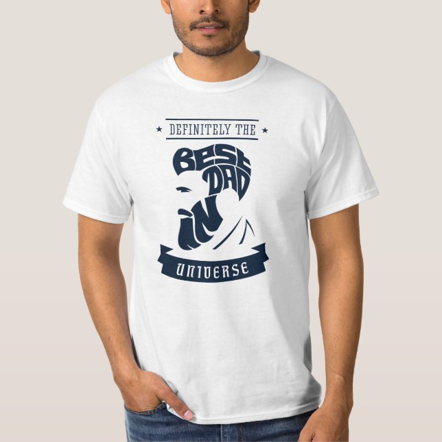 Camiseta Definitivamente o melhor Pai do Universo (Frente)