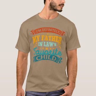 Camiseta Definitivamente Sou o Filho Favorito do Meu Sogro