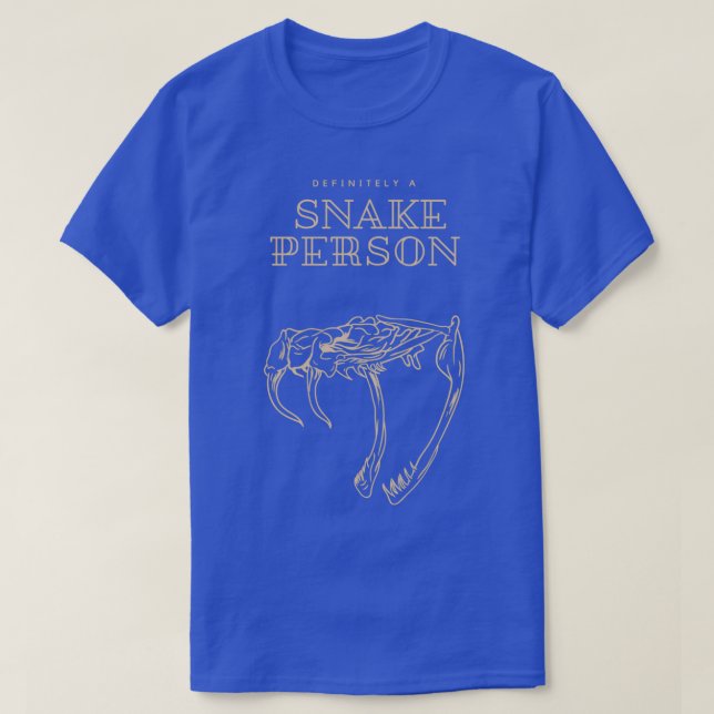 Camiseta Definitivamente Uma Pessoa Cobra 17 (Frente do Design)
