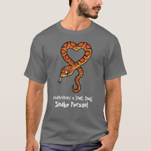 Camiseta Definitivamente uma Pessoa de Cobra