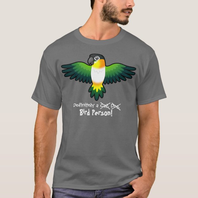 Camiseta Definitivamente uma Pessoa de Pássaros (Caique/Lov (Frente)