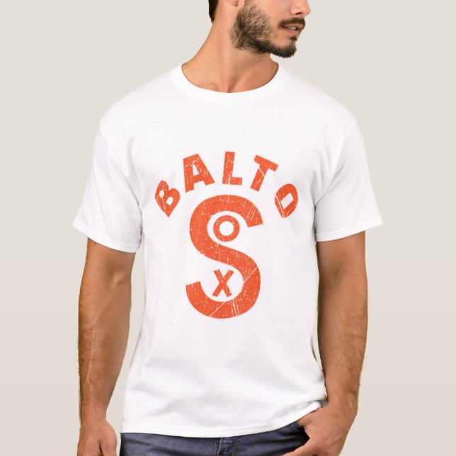 Camiseta Defunct Baltimore Black Sox Negro League Baseball (Frente)
