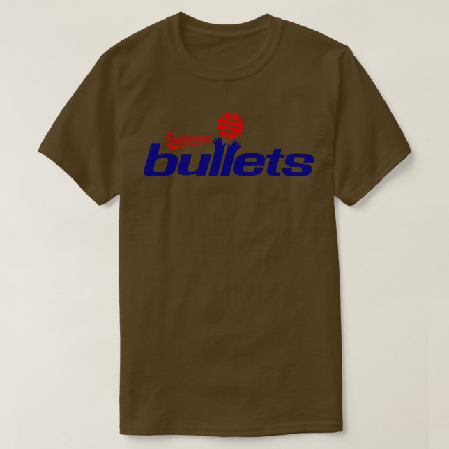 Camiseta Defunct Baltimore Bullets (Frente do Design)