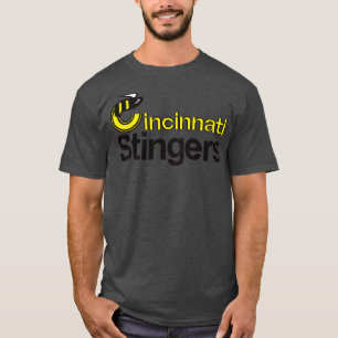 Camiseta Defunct Cincinnati Stingers Hockey 1977