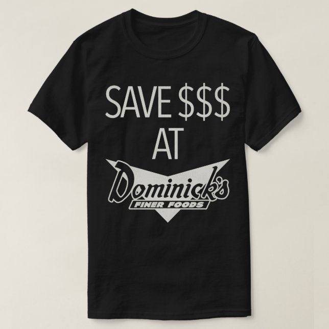 Camiseta Defunct Dominicks Chicago Supermarket Grocery Stor (Frente do Design)