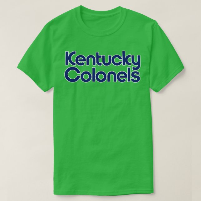 Camiseta Defunct Kentucky Colonels ABA Basball 1 (Frente do Design)