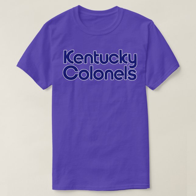 Camiseta Defunct Kentucky Colonels ABA Basball 1 (Frente do Design)