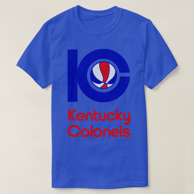 Camiseta Defunct Kentucky Colonels ABA Basquete (Frente do Design)