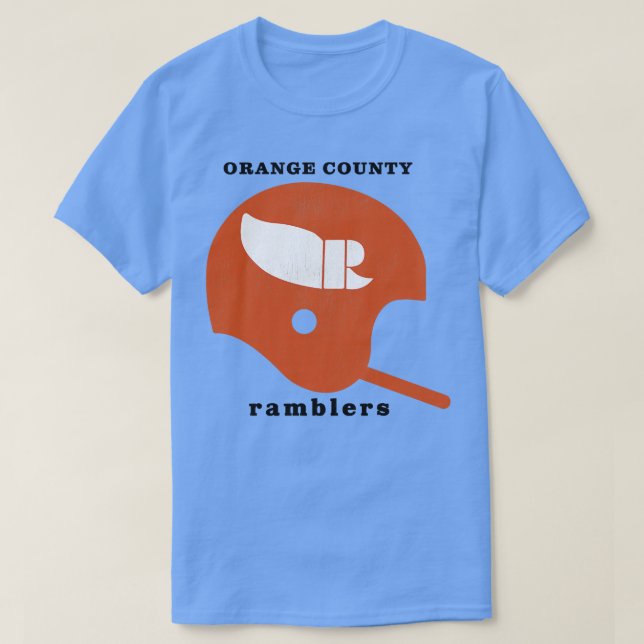 Camiseta Defunct Orange County Ramblers CFL 1967 (Frente do Design)