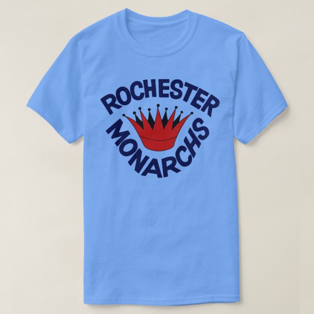 Camiseta Defunct Rochester Monarchs Junior League Hockey 19 (Frente do Design)