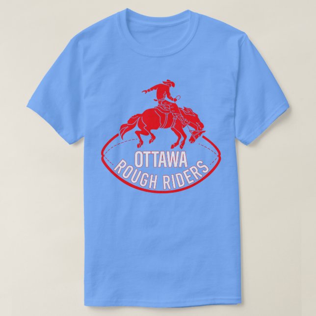 Camiseta Defunct Rough Riders Canadense 1978 (Frente do Design)