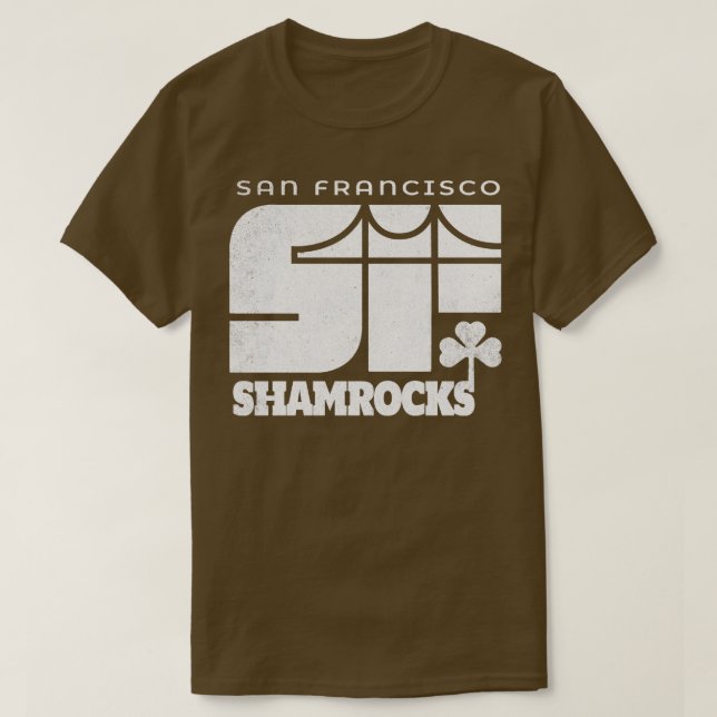 Camiseta DEFUNCT San Francisco Shamrocks Hockey (Frente do Design)