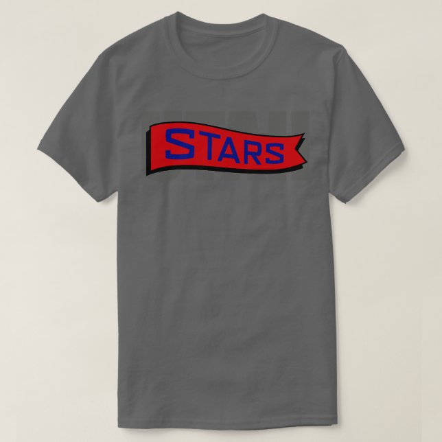 Camiseta Defunct Utah Stars ABA Basball (Frente do Design)