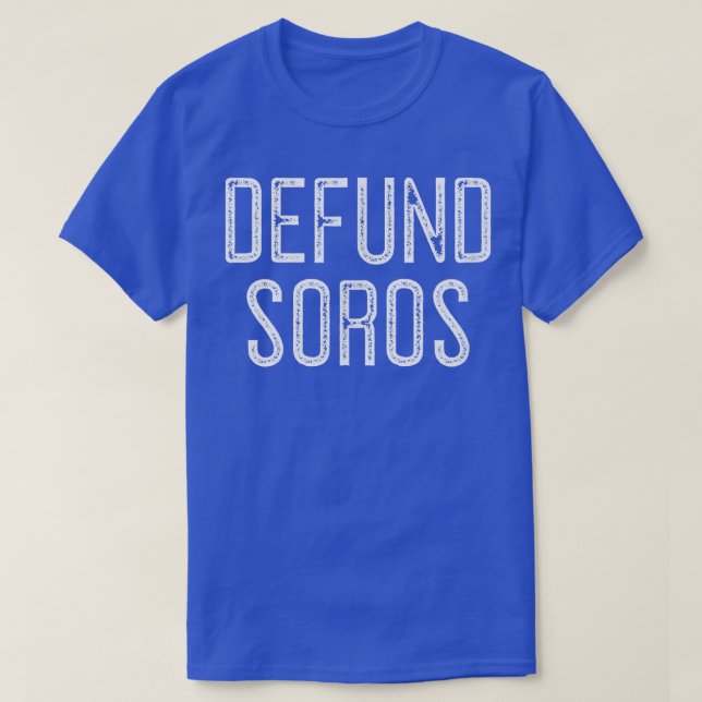 Camiseta Defund Soros 582  (Frente do Design)